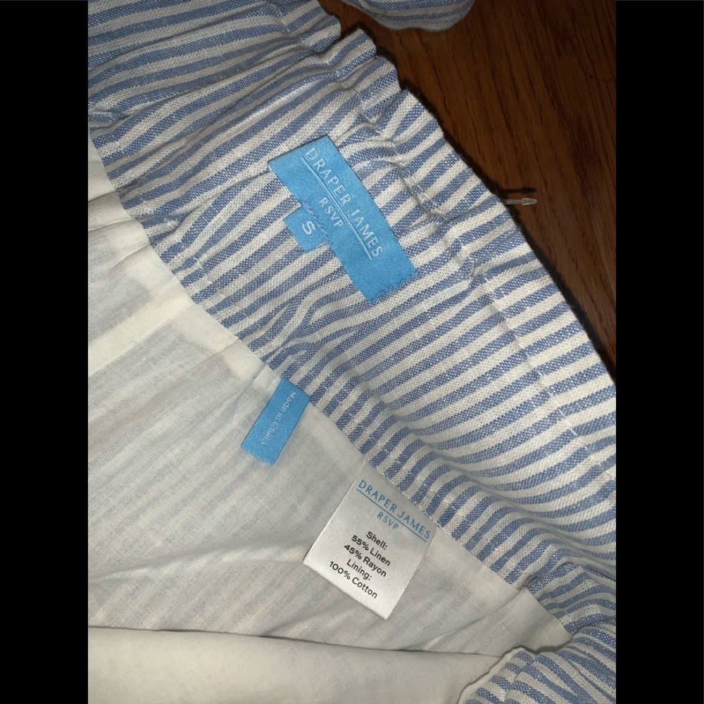 Draper James RSVP Linen blend Paperbag Shorts. Sz S. - Picture 10 of 15